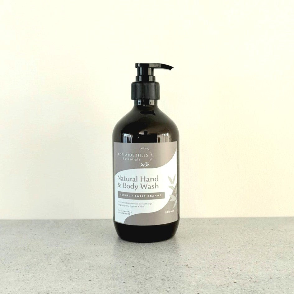 Hand & Body Wash - Fennel & Sweet Orange - Adelaide Hills Essentials