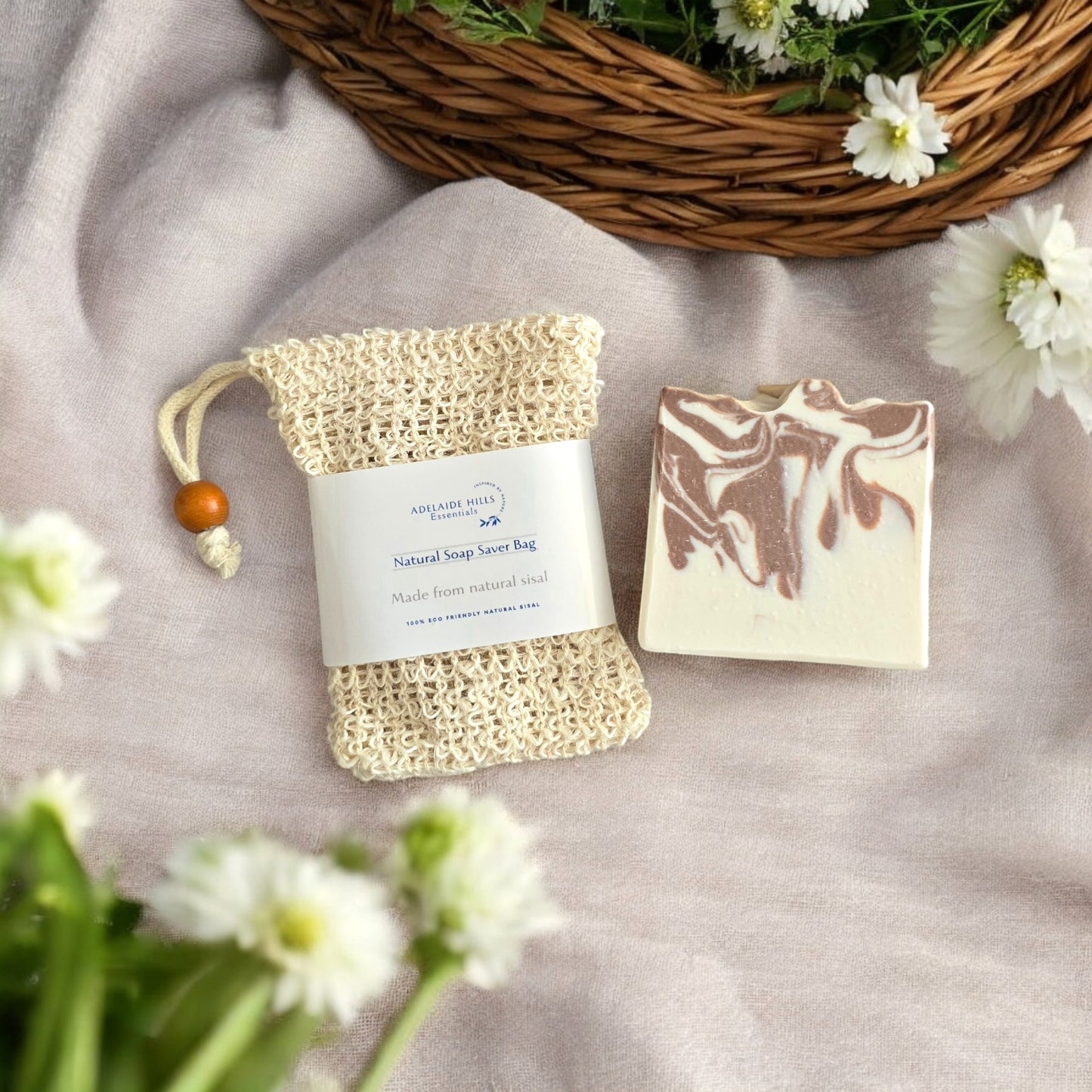 Natural Soap Saver Bag - Adelaide Hills Essentials