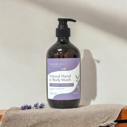 Hand & Body Wash - Lavender & Patchouli - Adelaide Hills Essentials