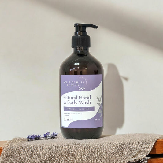 Hand & Body Wash - Lavender & Patchouli - Adelaide Hills Essentials