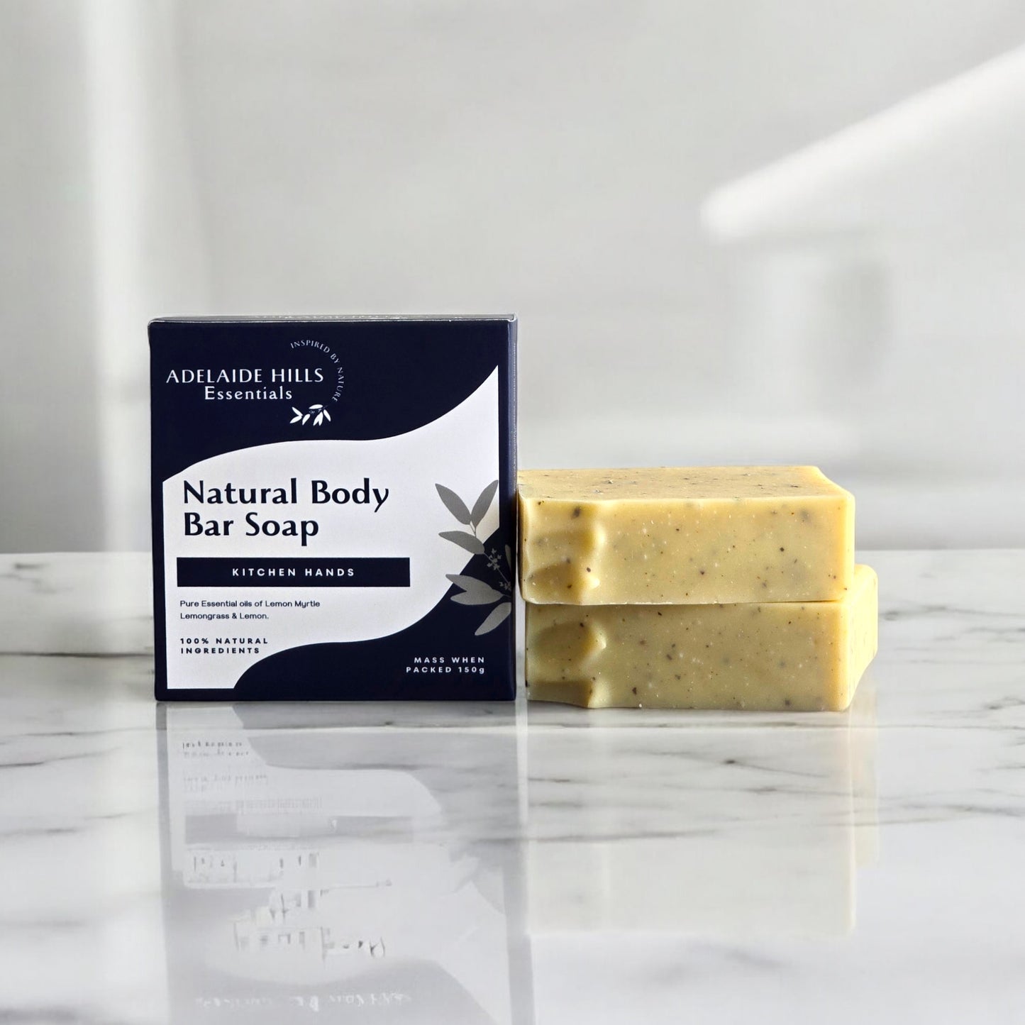 Natural Body Bar Soap - Kitchen Hands - Adelaide Hills Essentials