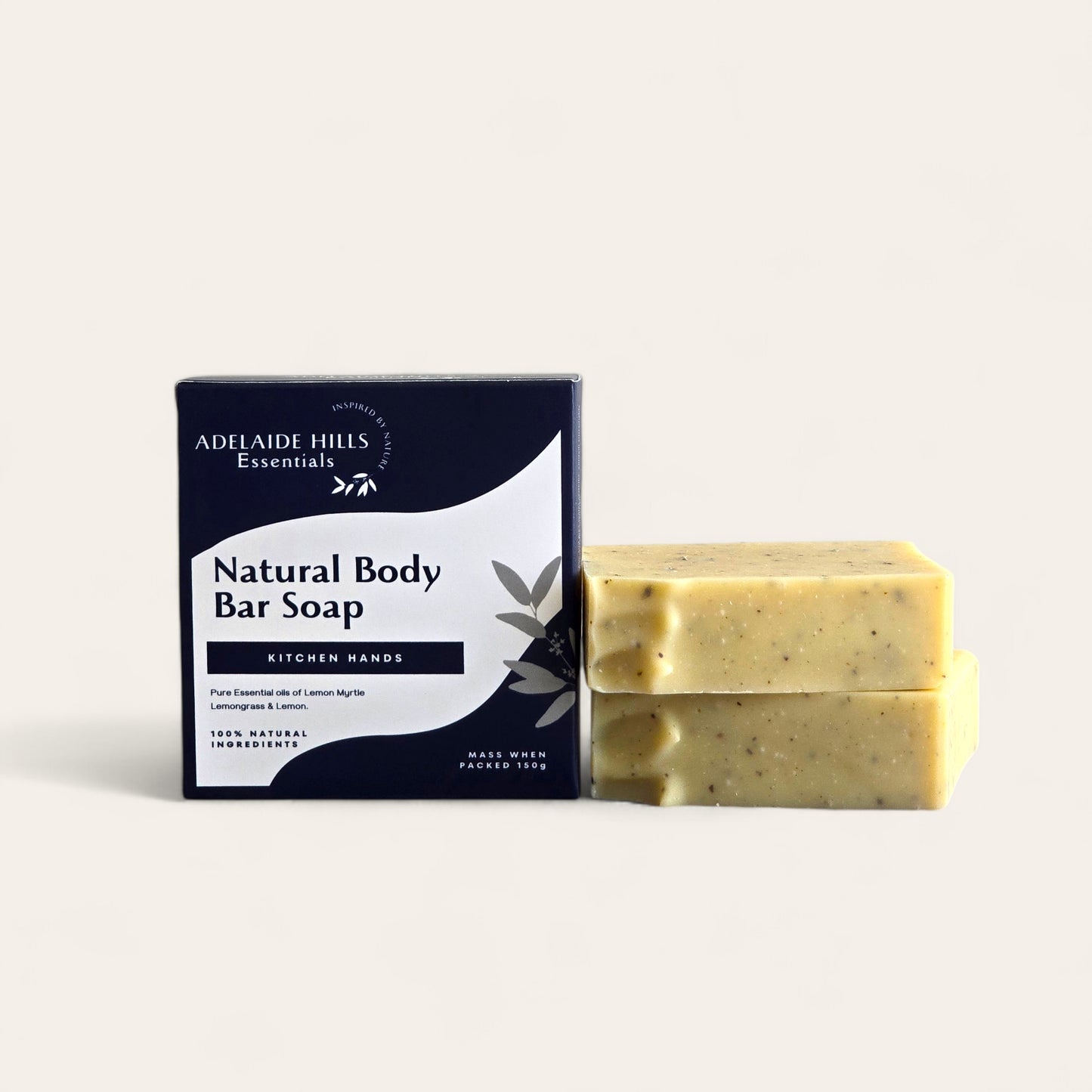 Natural Body Bar Soap - Kitchen Hands - Adelaide Hills Essentials