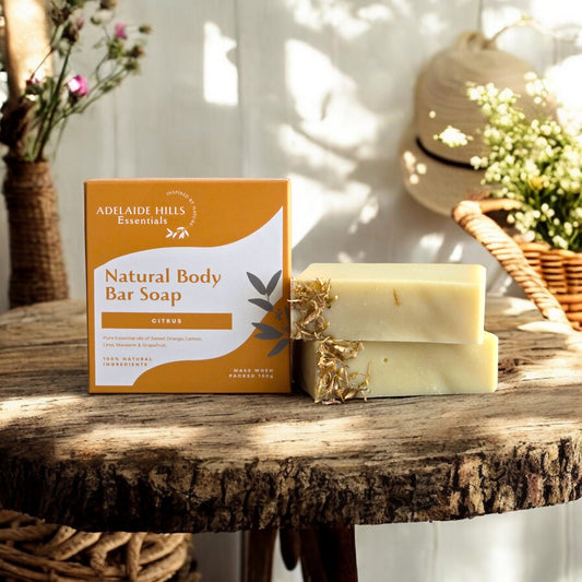 Natural Body Bar Soap - Citrus - Adelaide Hills Essentials